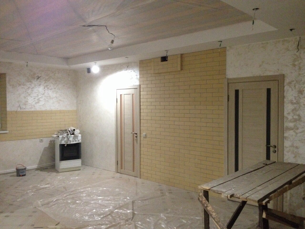 Использование клинкерной плитки в квартире